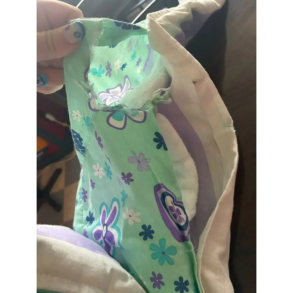 Vintage 2000s Scooby-Doo Twin Reversible Comforter Blanket Floral Y2K